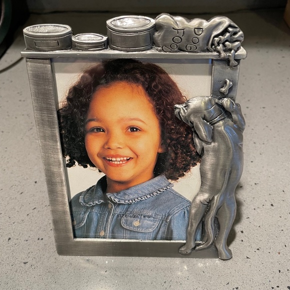 2 never used vintage pewter dog frames. - Picture 3 of 6